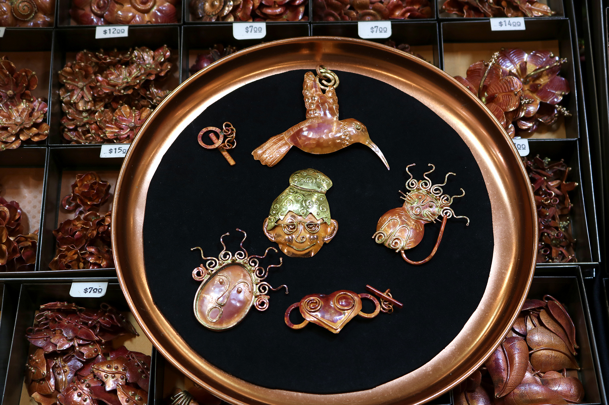 Copper Pieces by Patricia Healey